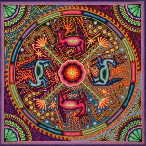 Symbolische Peyotekunst uit Mexico