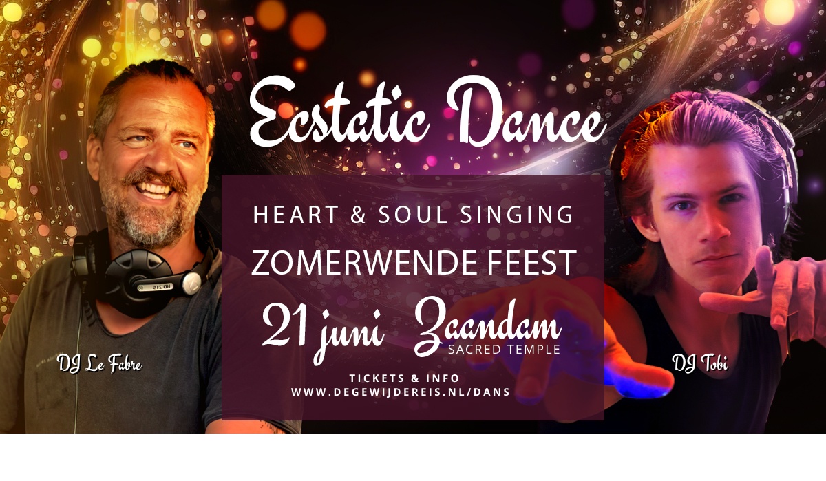 21 juni Ecstatic Dance, Heartdancing & Soul Singing